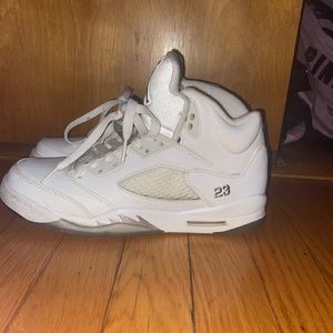 Jordan 5’s All white